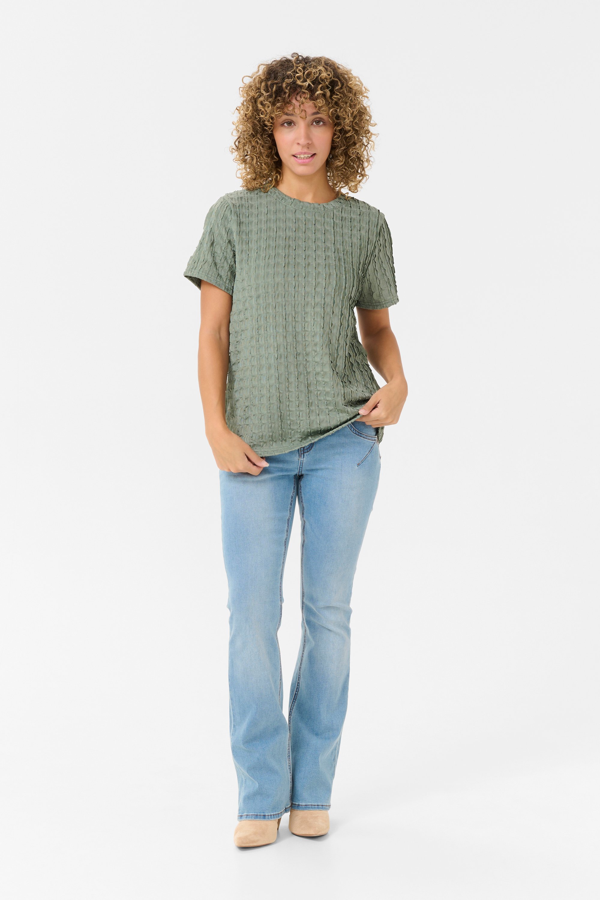 T-shirt Regular fit light green