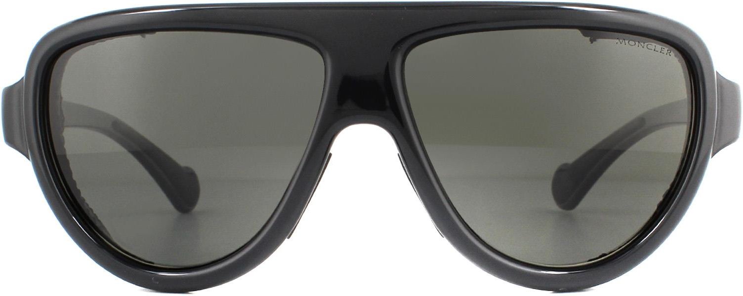 Moncler Lunettes De Soleil ML0089 01D Smoke Noir Smoke Polarisé