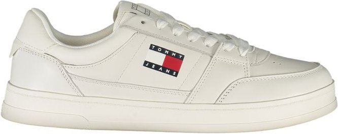 Thumbnail - Tommy Hilfiger Weiße Leder Herren Sneaker