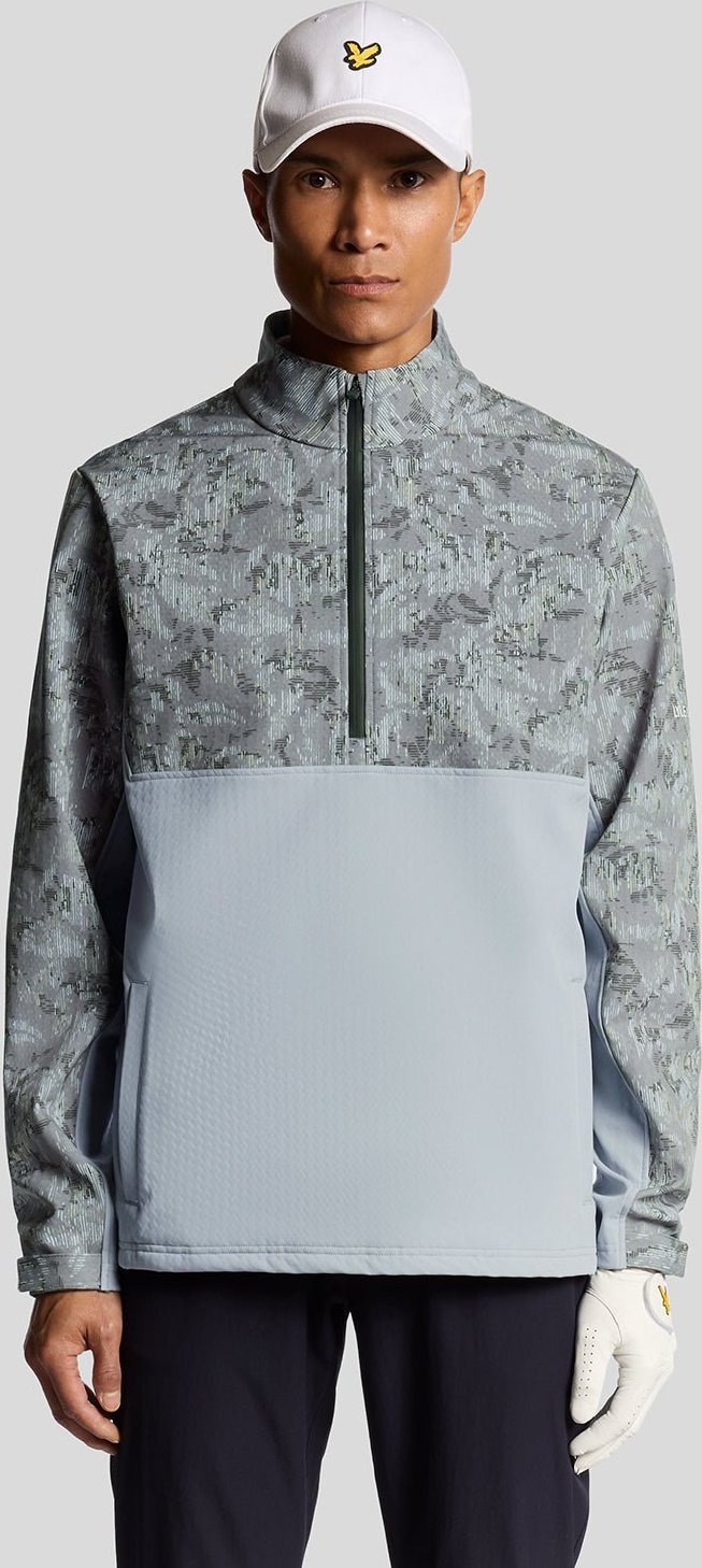 Lyle & Scott Golf Winddichte 1/4-Reißverschlussjacke - Schwarz