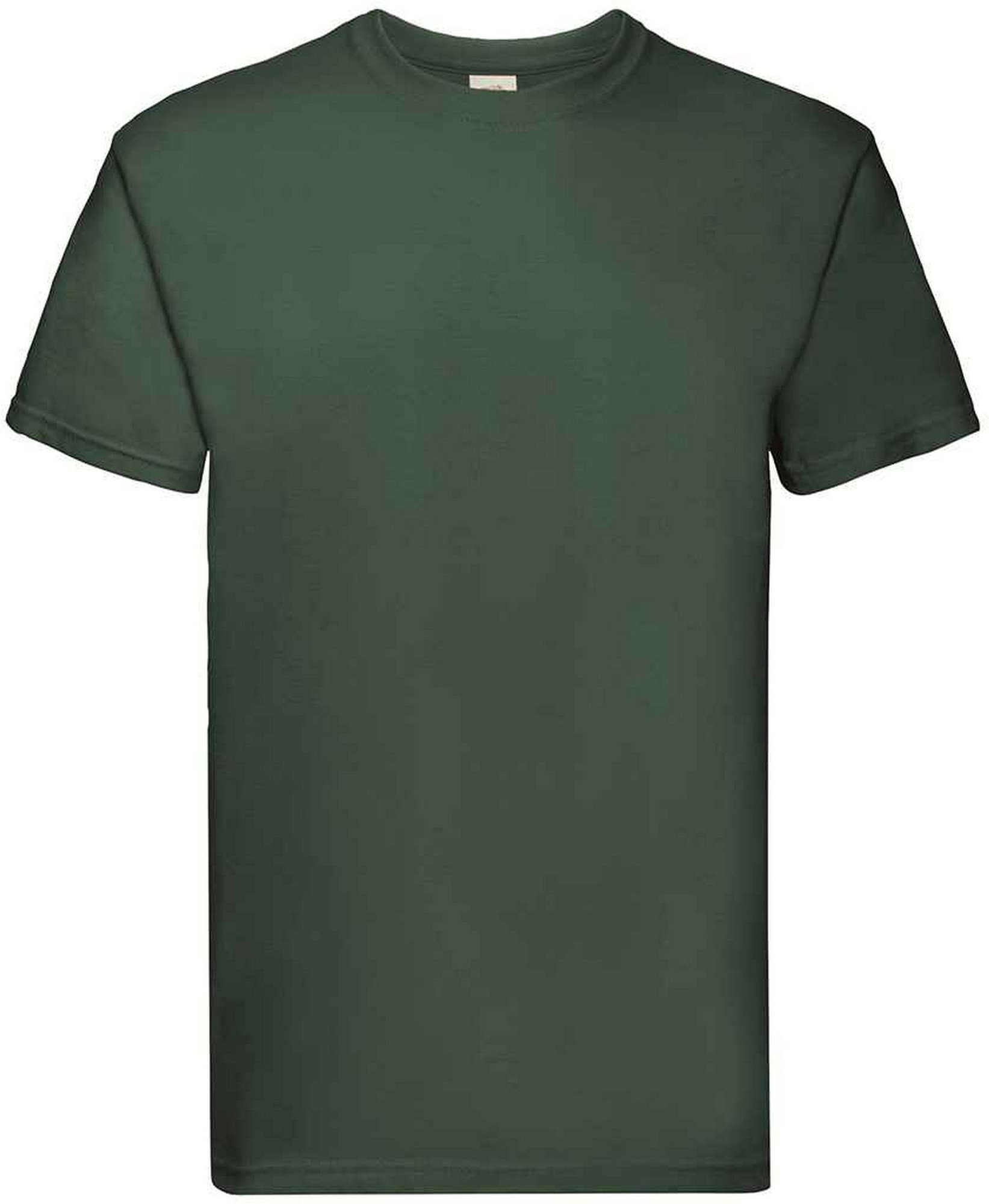 Fruit of the Loom - "Super Premium" T-Shirt für Herren/Damen Unisex (Flaschengrün)