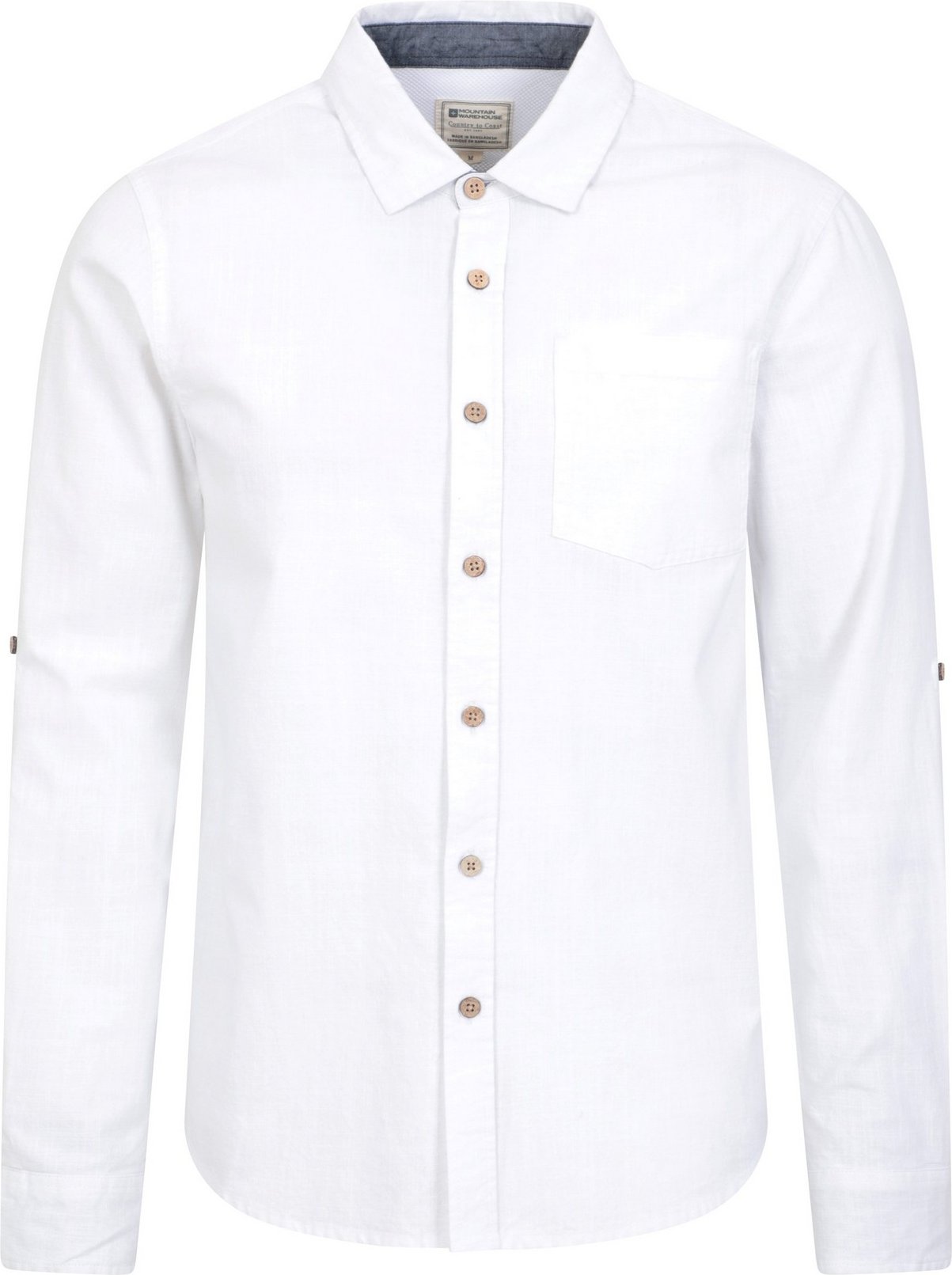 Mountain Warehouse - "Coconut" Hemd für Herren Langärmlig (Weiß)