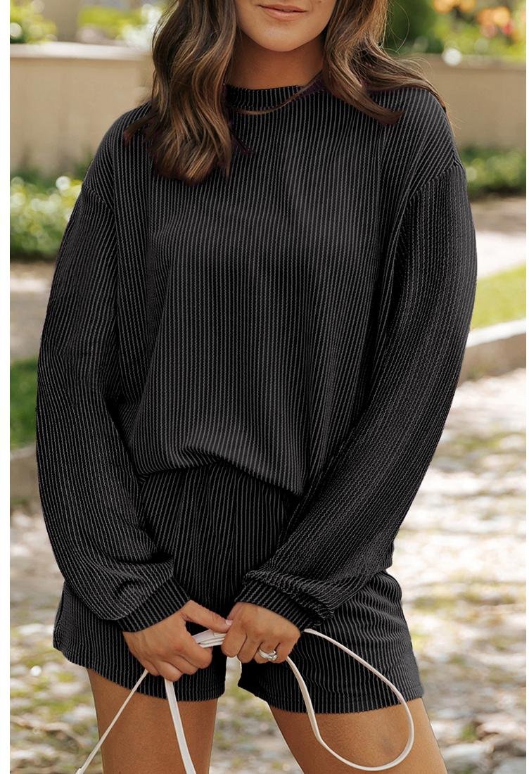 Thumbnail - Azura Exchange Damen Rippenstrick Lounge-Set