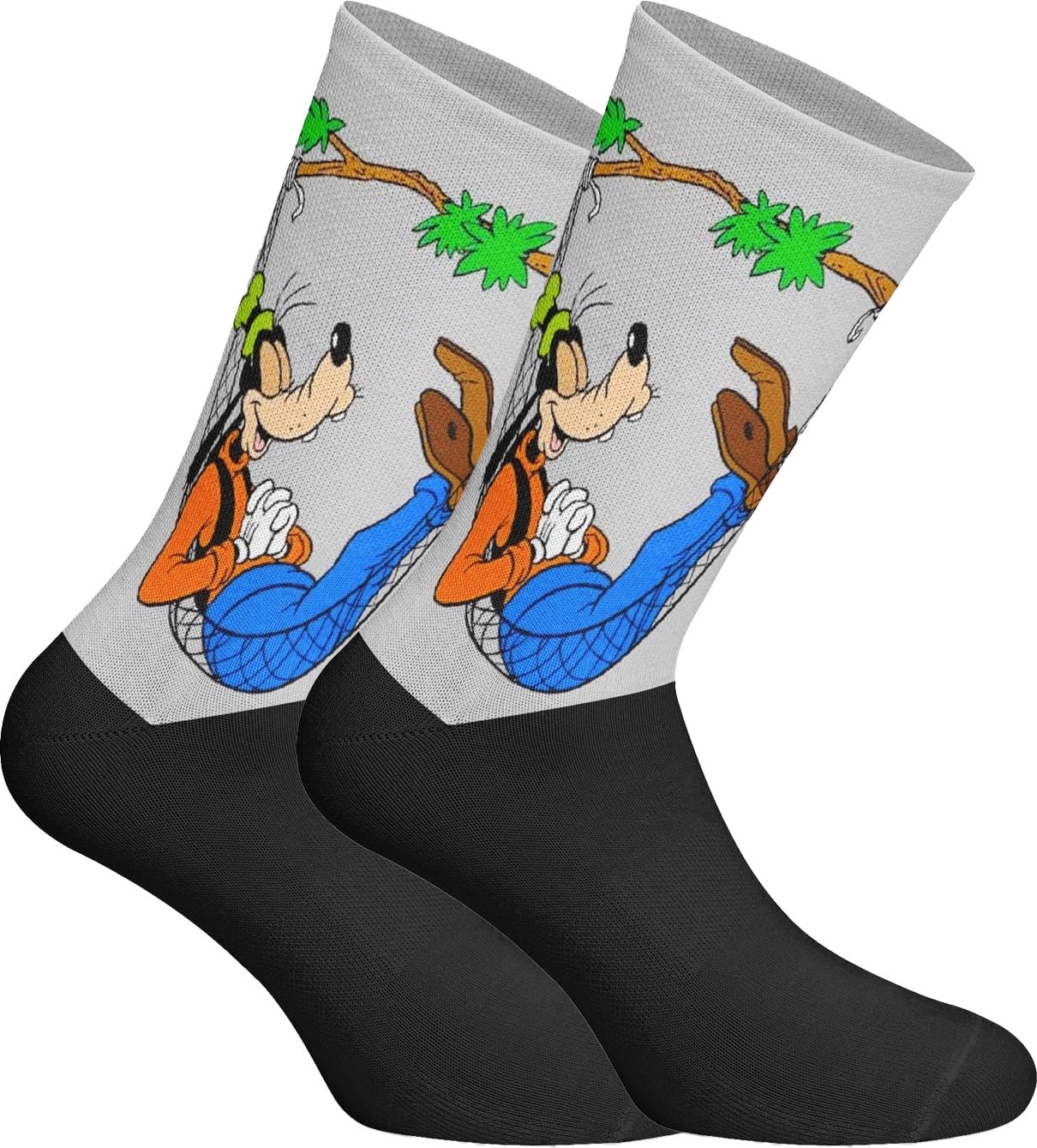 Elastische bedruckte lange Socken für Unisex