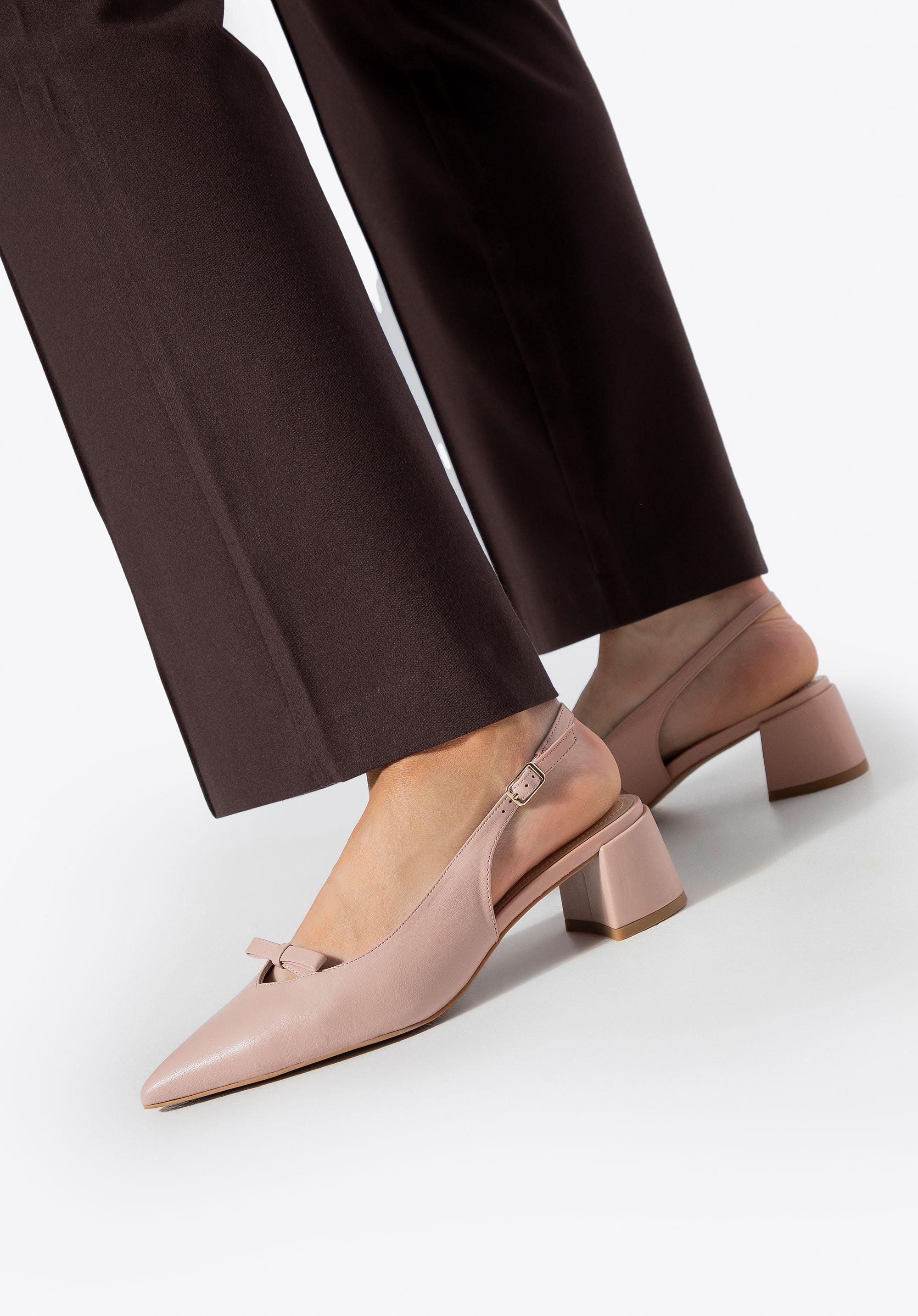 Wittchen Damen-Pumps aus rosa Leder mit Absatz