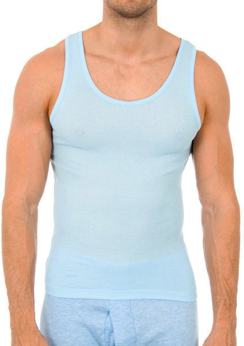 Klassisches breites Träger-T-Shirt 0980 Mann