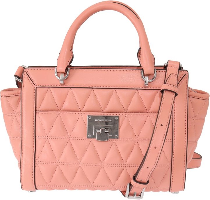Michael Kors Pink Vivianne Leather Messenger Women's Bag