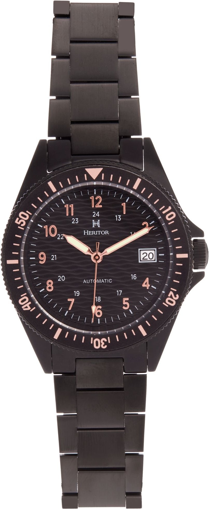 Heritor Automatik Calder Edelstahl Uhr