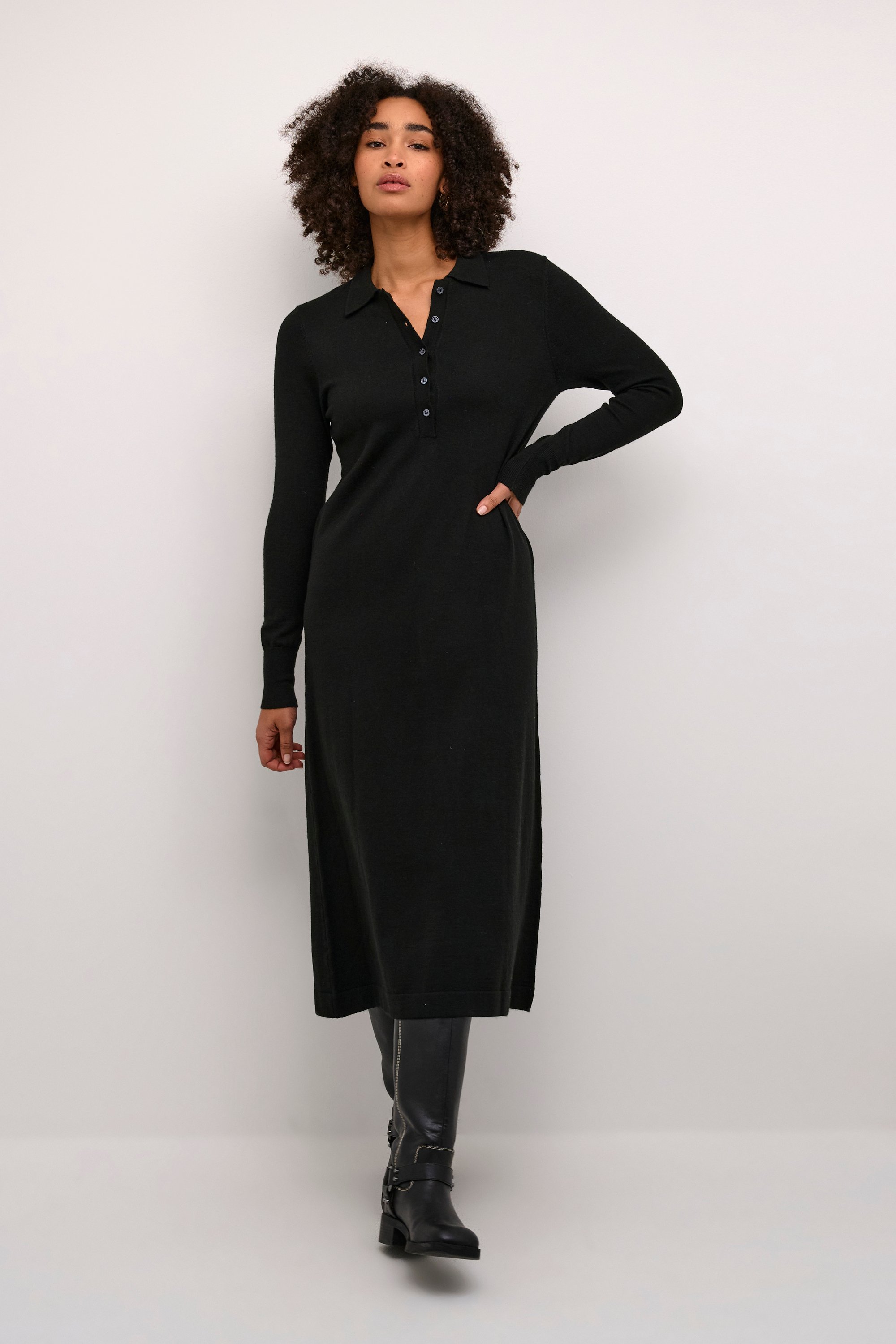 Kleid A-shape black