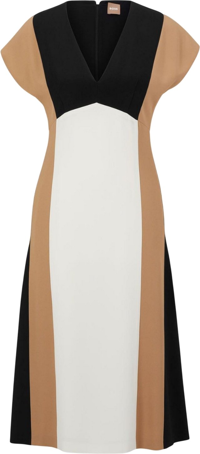 Boss - "Debrany" Freizeitkleid für Damen (Schwarz/Weiß/Braun)