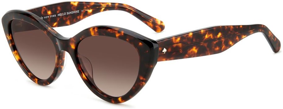 Katzenausschnitt-Sonnenbrille Schildpatt-Style