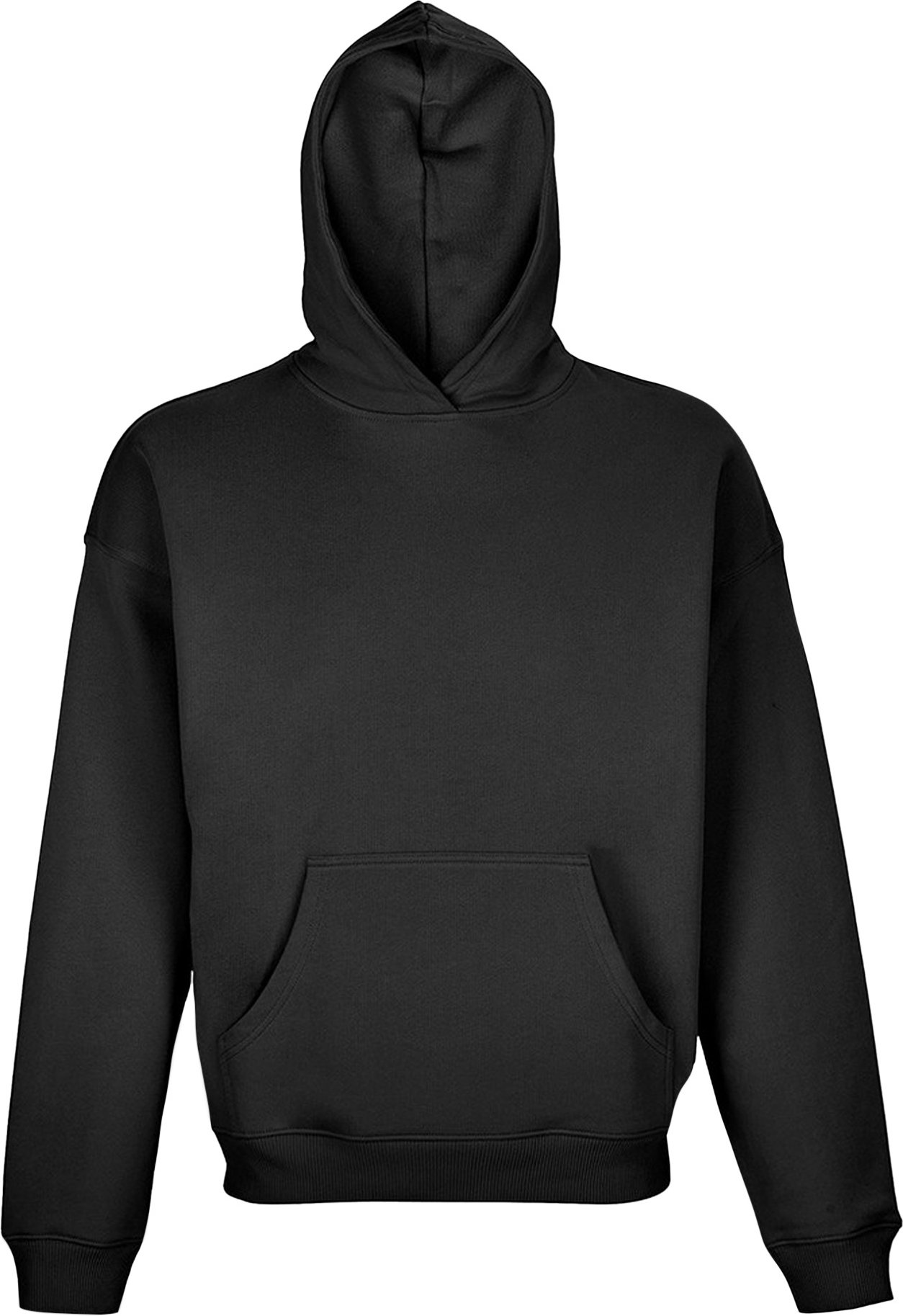 Thumbnail - SOLS Unisex Erwachsene Connor Organic Oversized Hoodie (Schwarz)