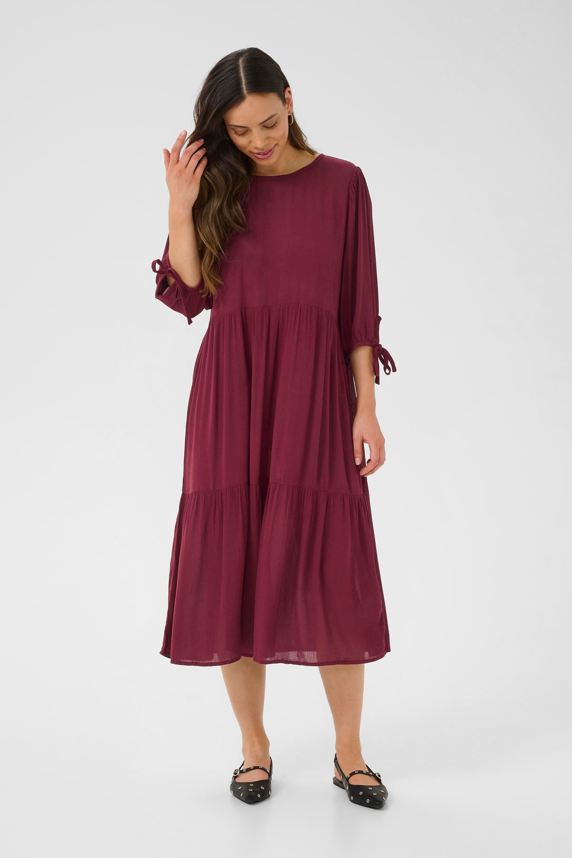 Kleid CRAya A-shape bordo