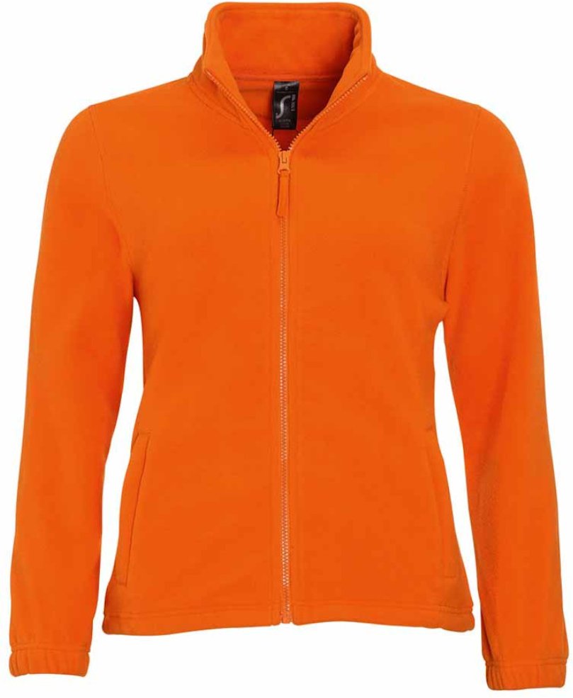 Thumbnail - SOLS - NORTH Fleecejacke - Damen (Orange)