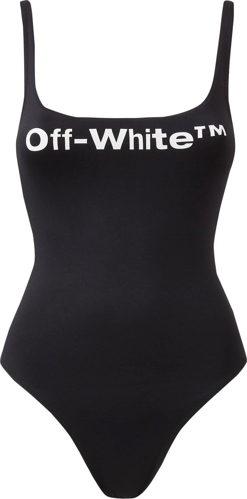 Off White - "Bounce Helvetica" Badeanzug für Damen (Schwarz/Weiß)