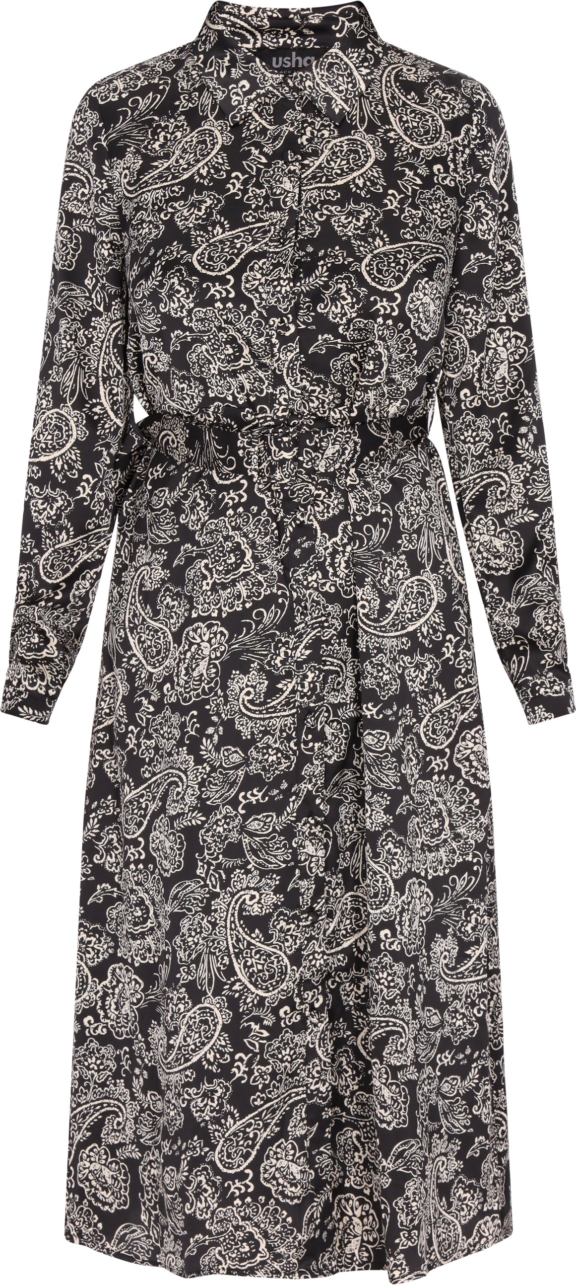 usha Kleid Frauen schwarze Creme