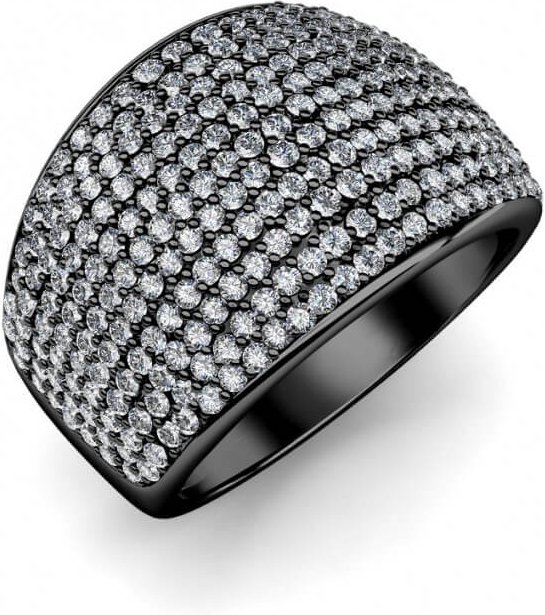 Glamour Metallring - Silber und Grau