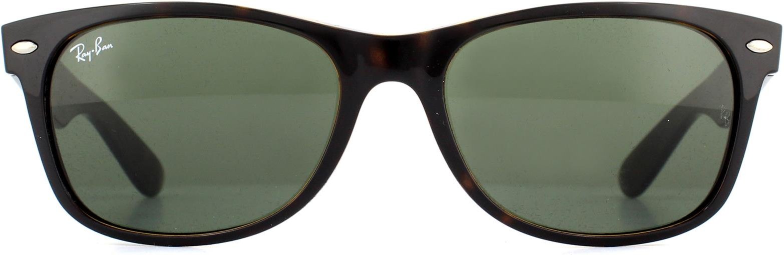 Ray-Ban Sonnenbrille New Wayfarer 2132 902 Schildpatt Grün 52mm