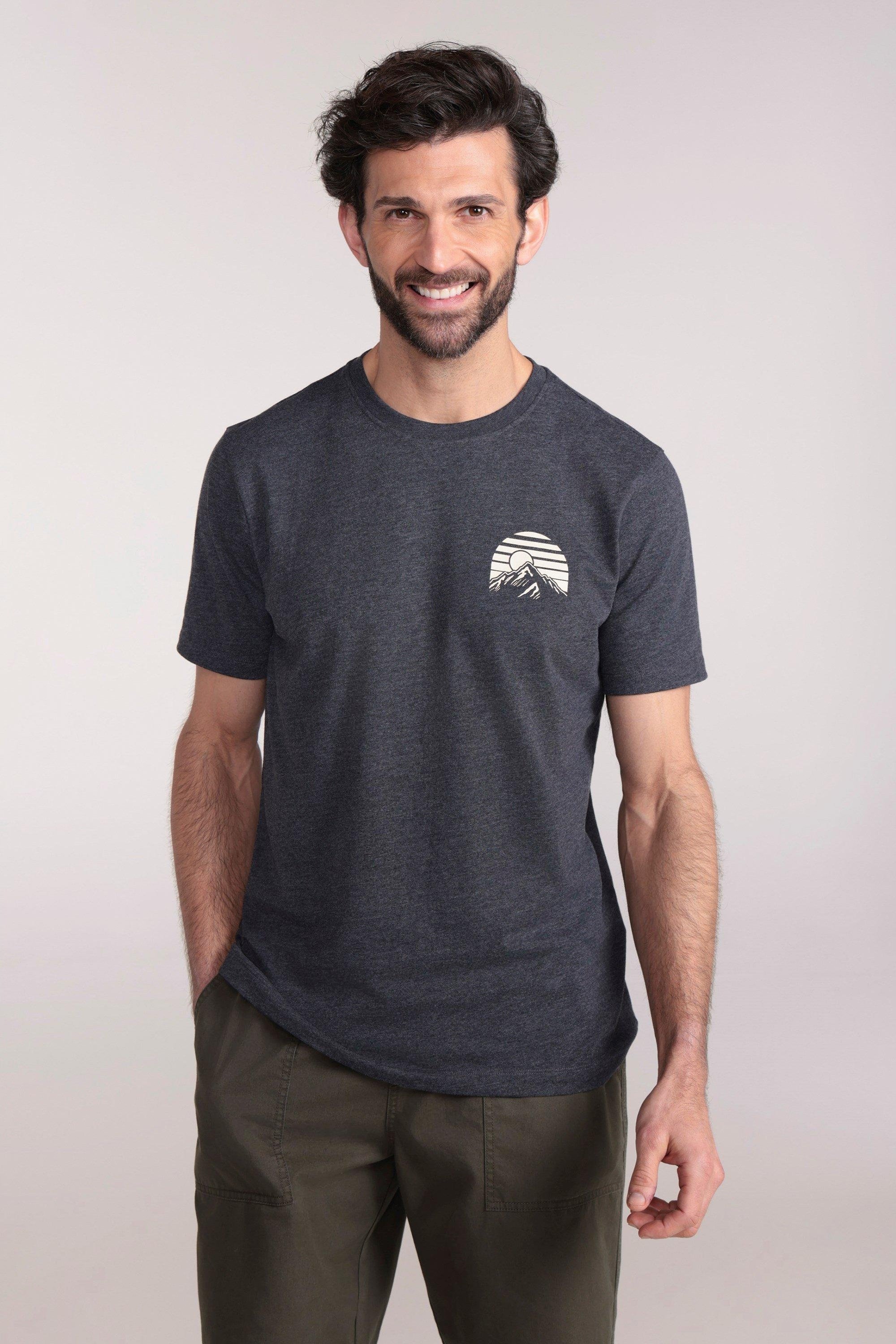 Mountain Warehouse - "Adventure" T-Shirt für Herren (Dunkelgrau)
