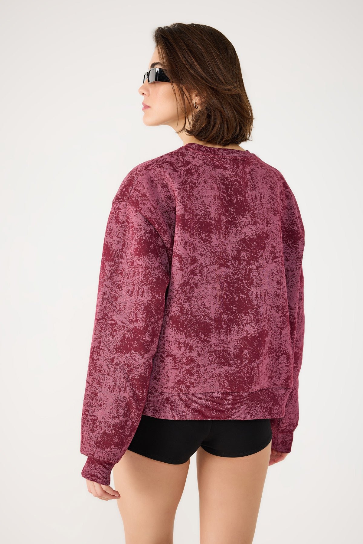 Waschbares Basic-Sweatshirt