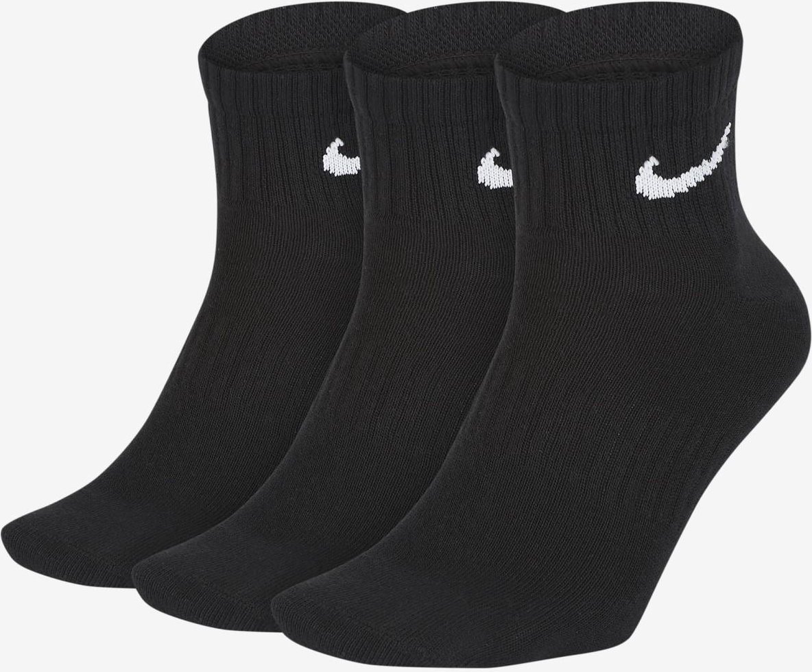 Nike Dry Cushion Everyday 3 Paar Söckchen in Schwarz