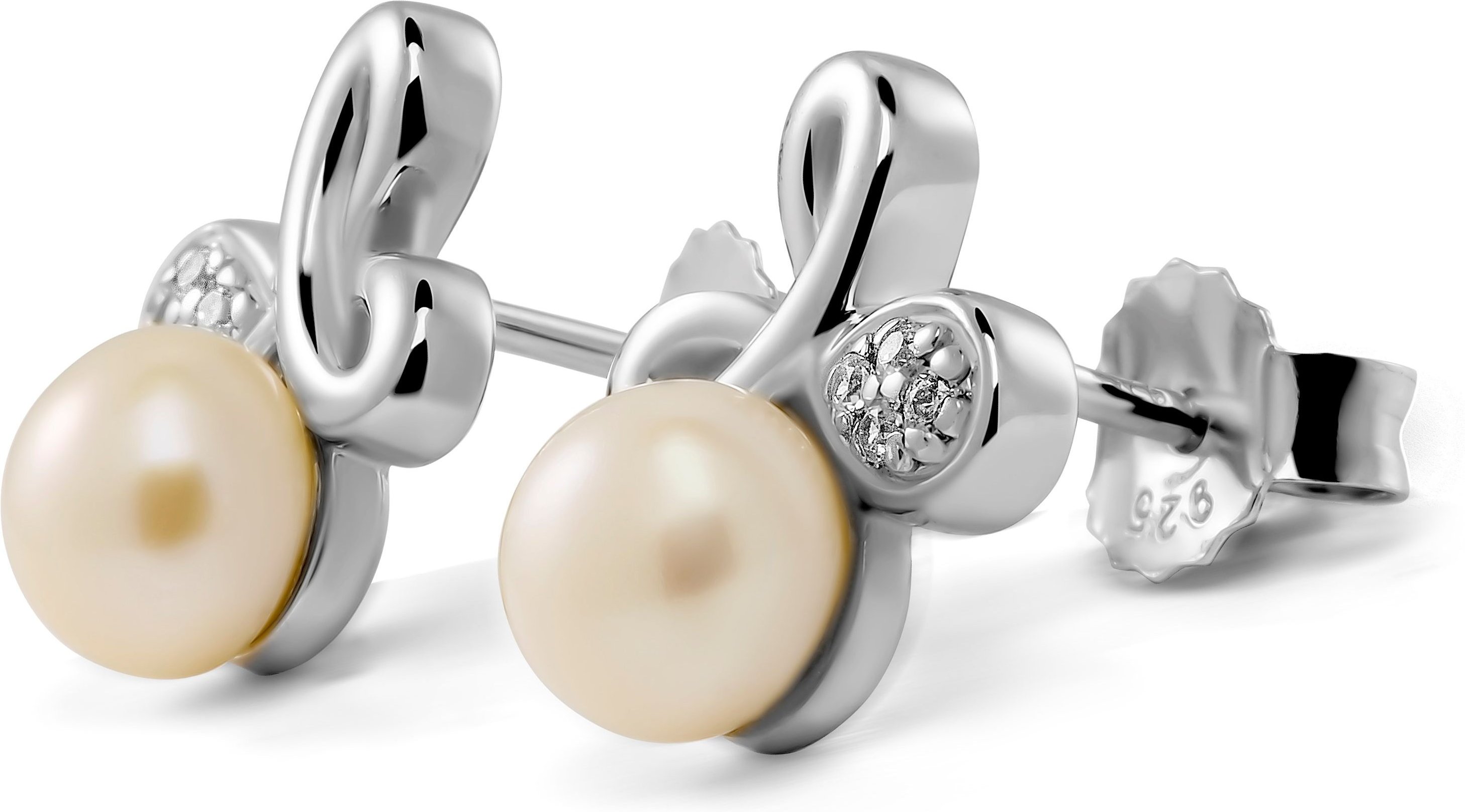 Orphelia 'Elisabeth' Ohrstecker für Damen aus 925er Sterlingsilber - Silber ZO-7511