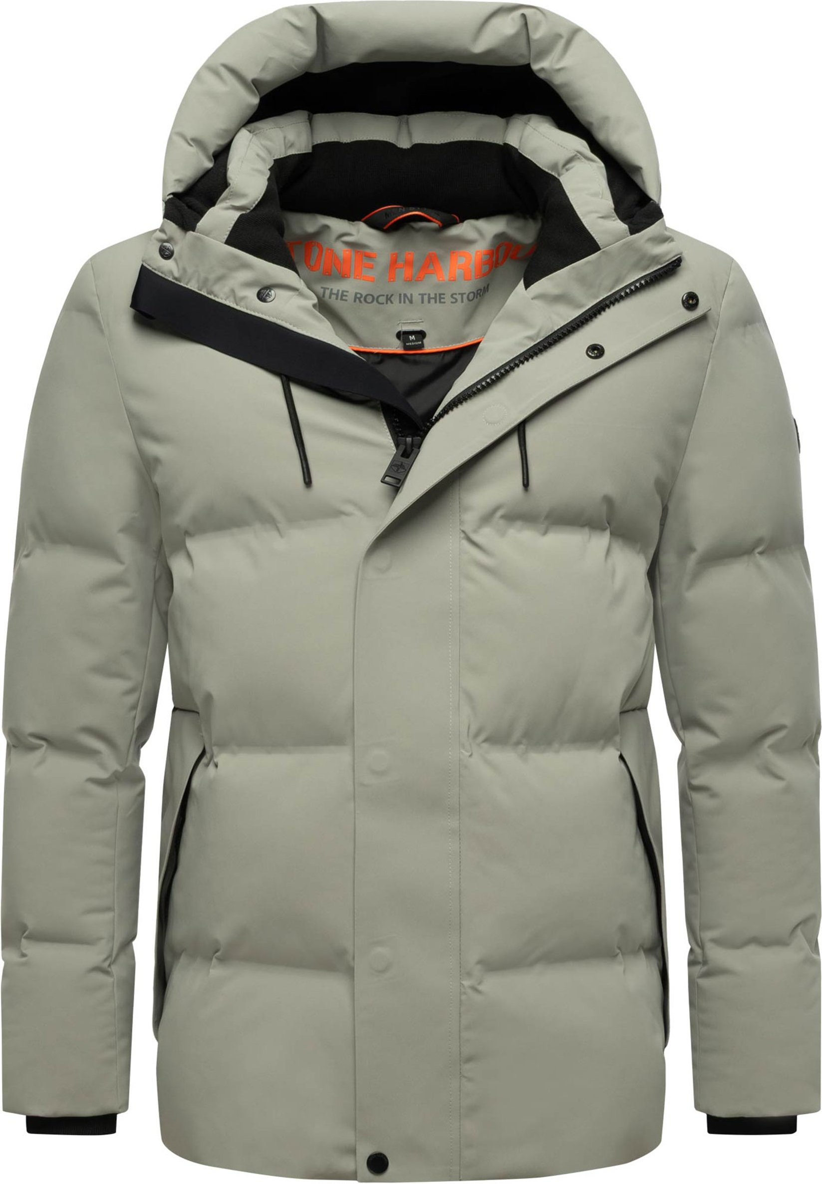 Stone Harbour Herren Winterjacke Taviaan mit Fleecekapuze & winddichtem Design