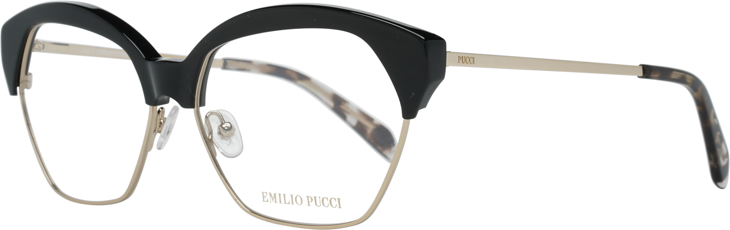 Emilio Pucci Noir Montres Optiques pour Femmes