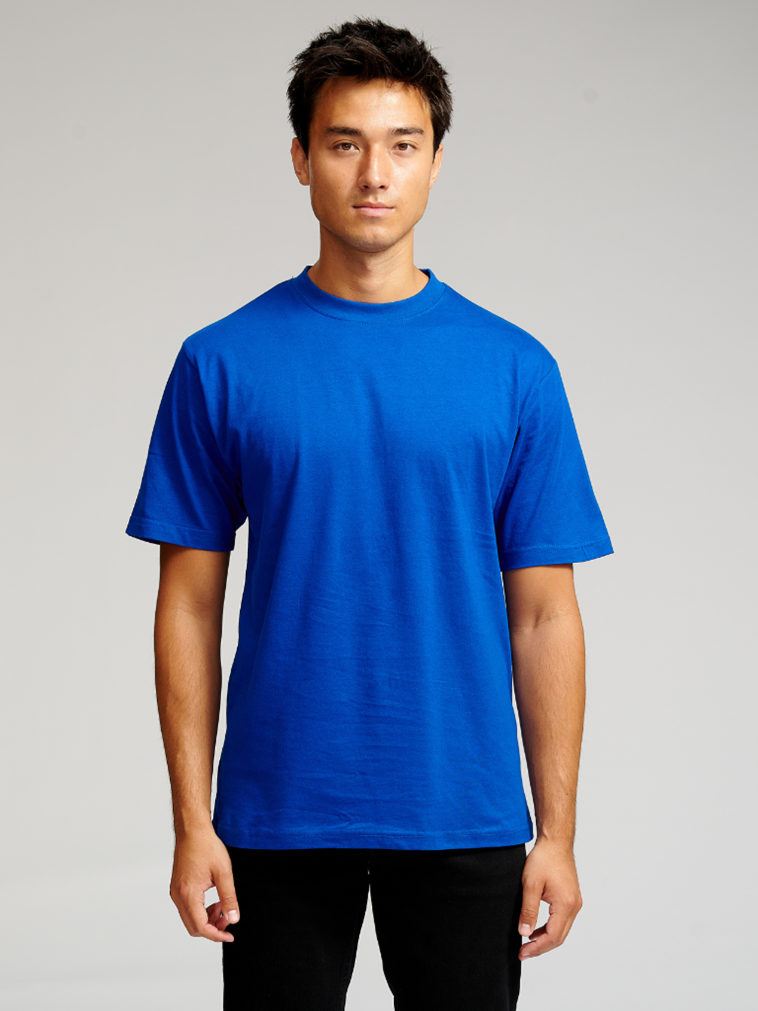 Übergroßes T-Shirt – Blau