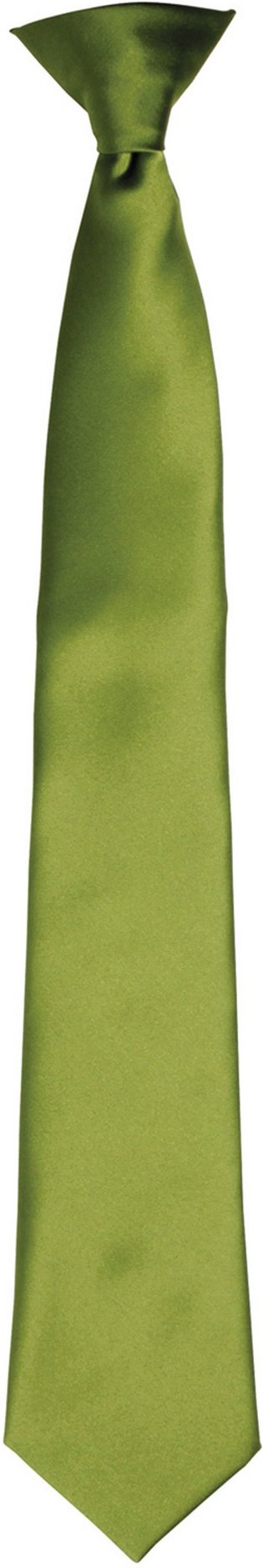 Premier Colours Herren Satin Clip Krawatte (Oasis Grün)