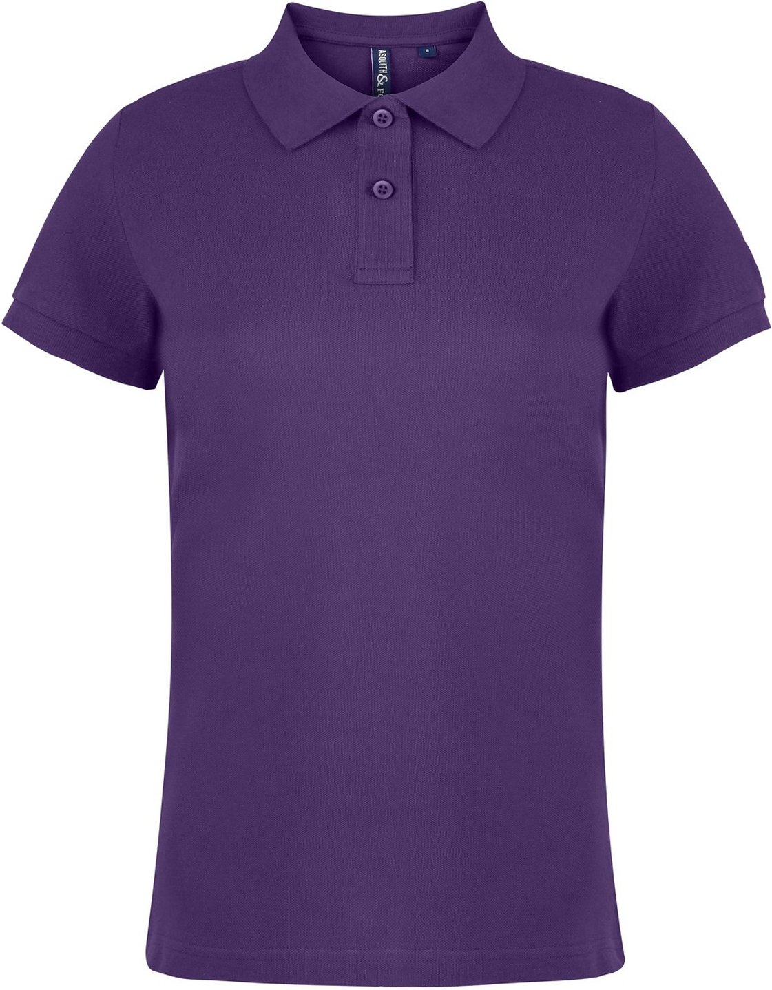 Asquith & Fox - Unifarbenes Poloshirt - Damen (Purpur)