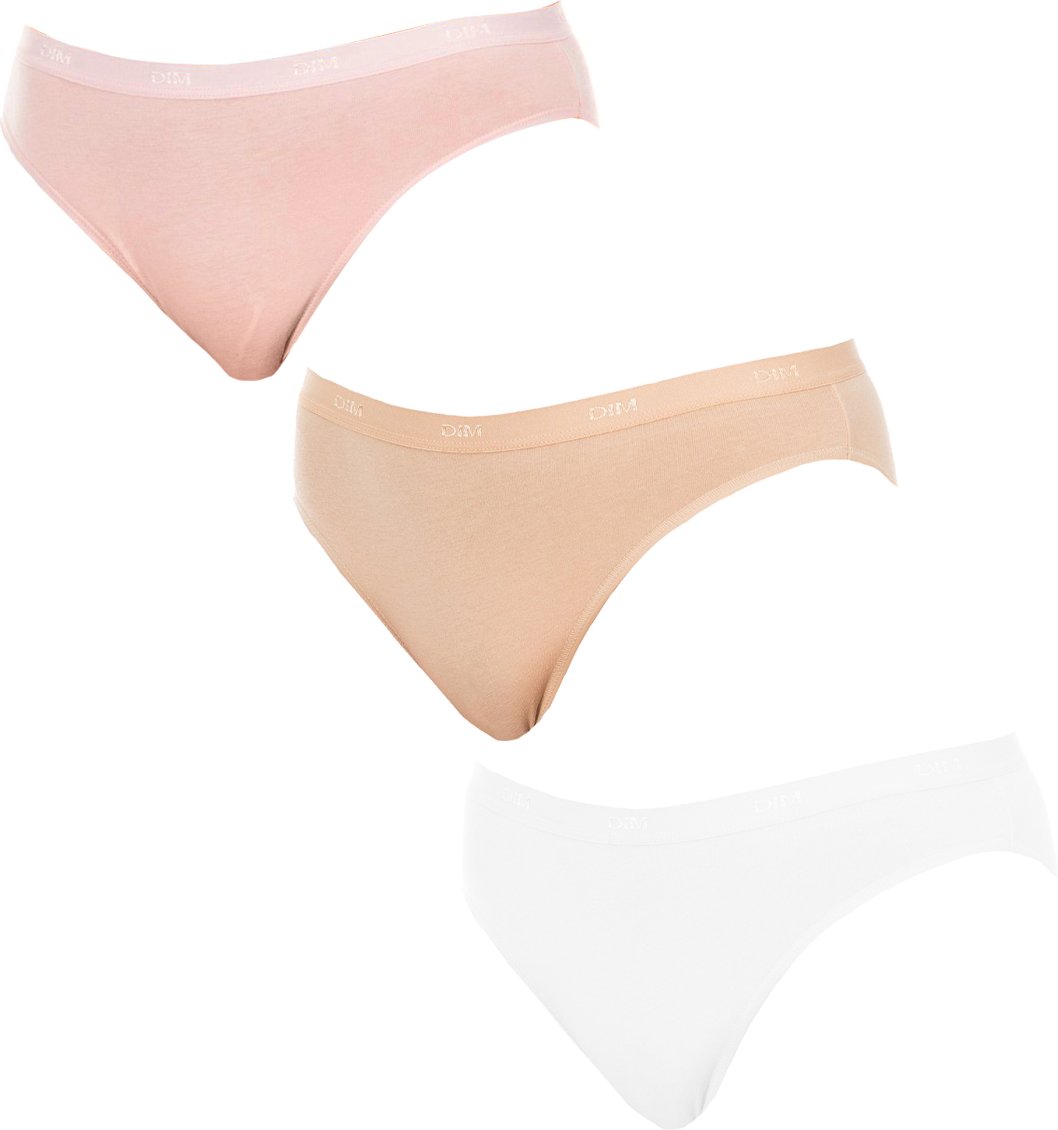 Pack-3 Les Pockets Höschen elastischen Stoff D4H00 Frau