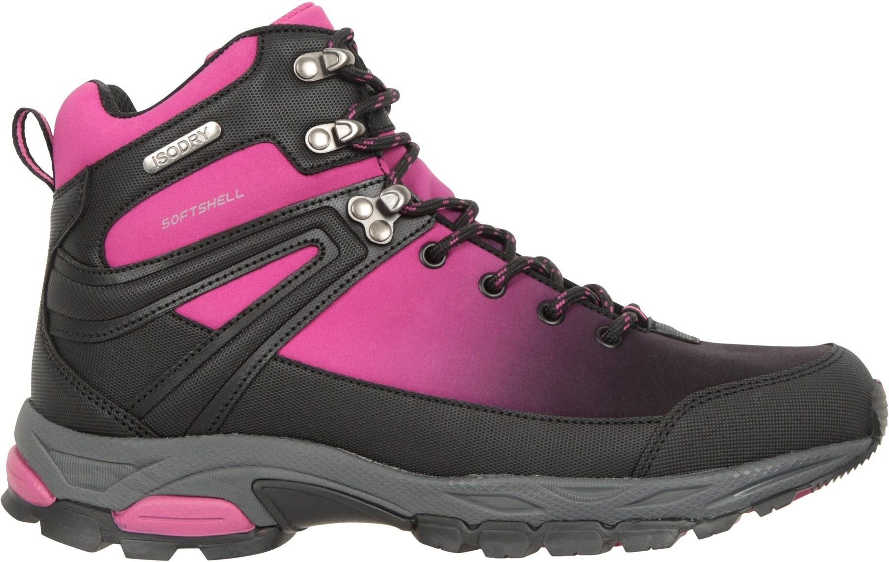 Mountain Warehouse - Damen Wanderstiefel "Shadow", Softshell (Dunkelrosa)