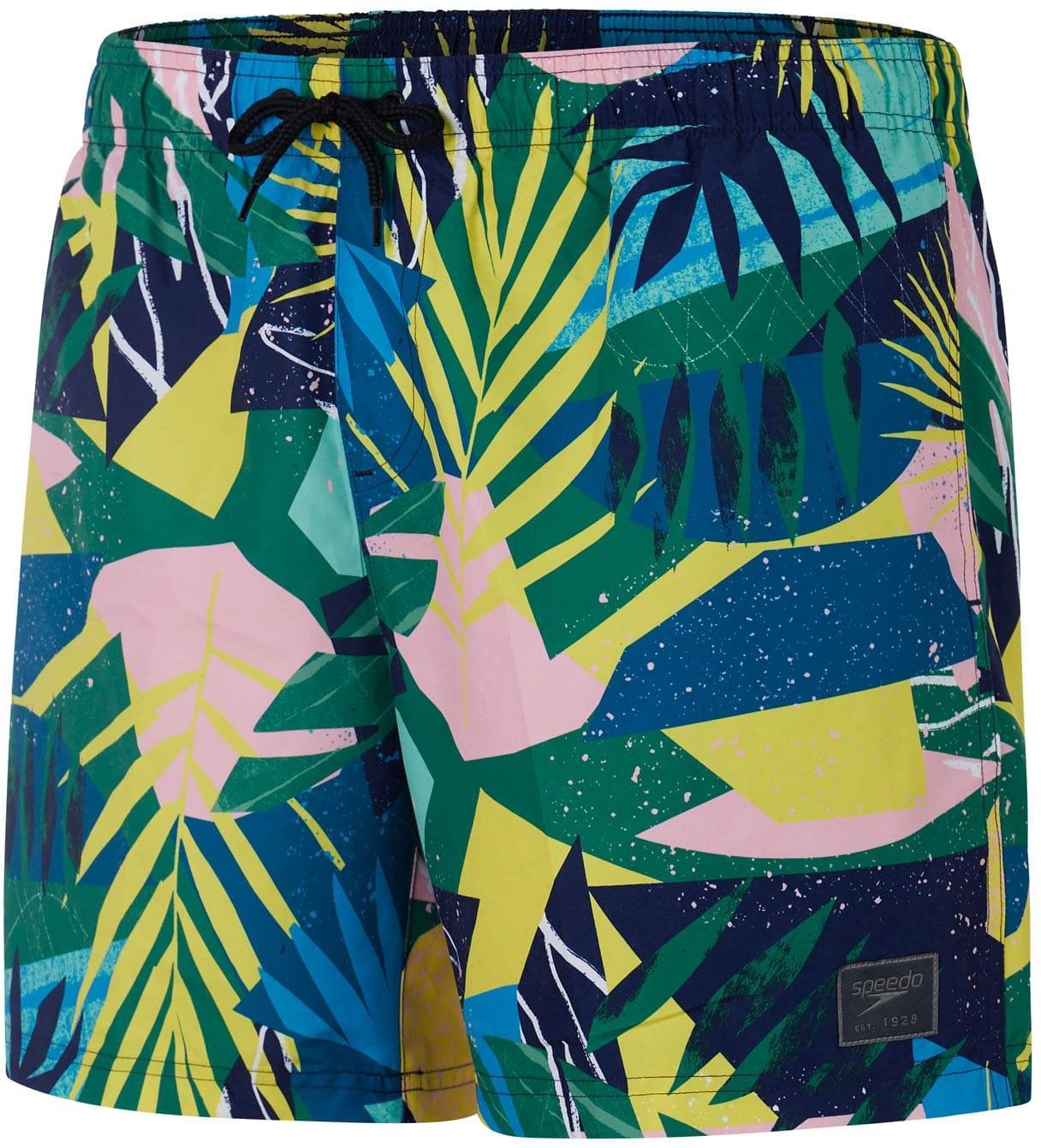 Speedo - "Leisure" Badeshorts für Herren (Gelb/Blau/Grün)