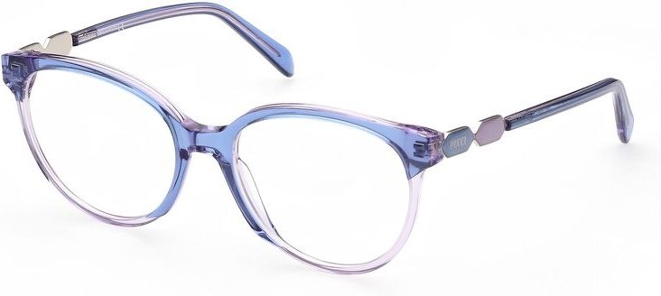 Runde lila Brillenfassung