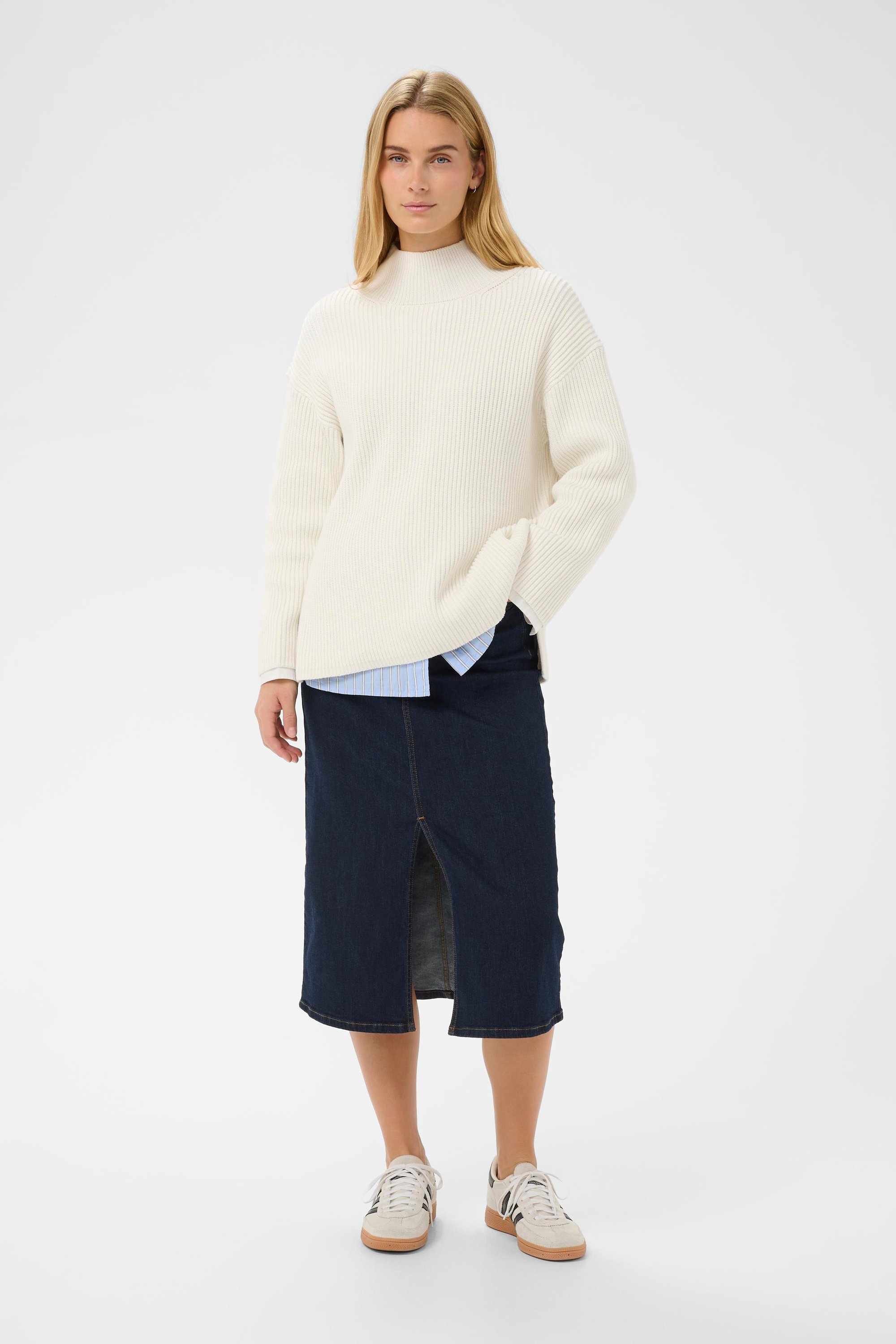 Strickpullover ZiyaPW Strickpullover Lockere Passform