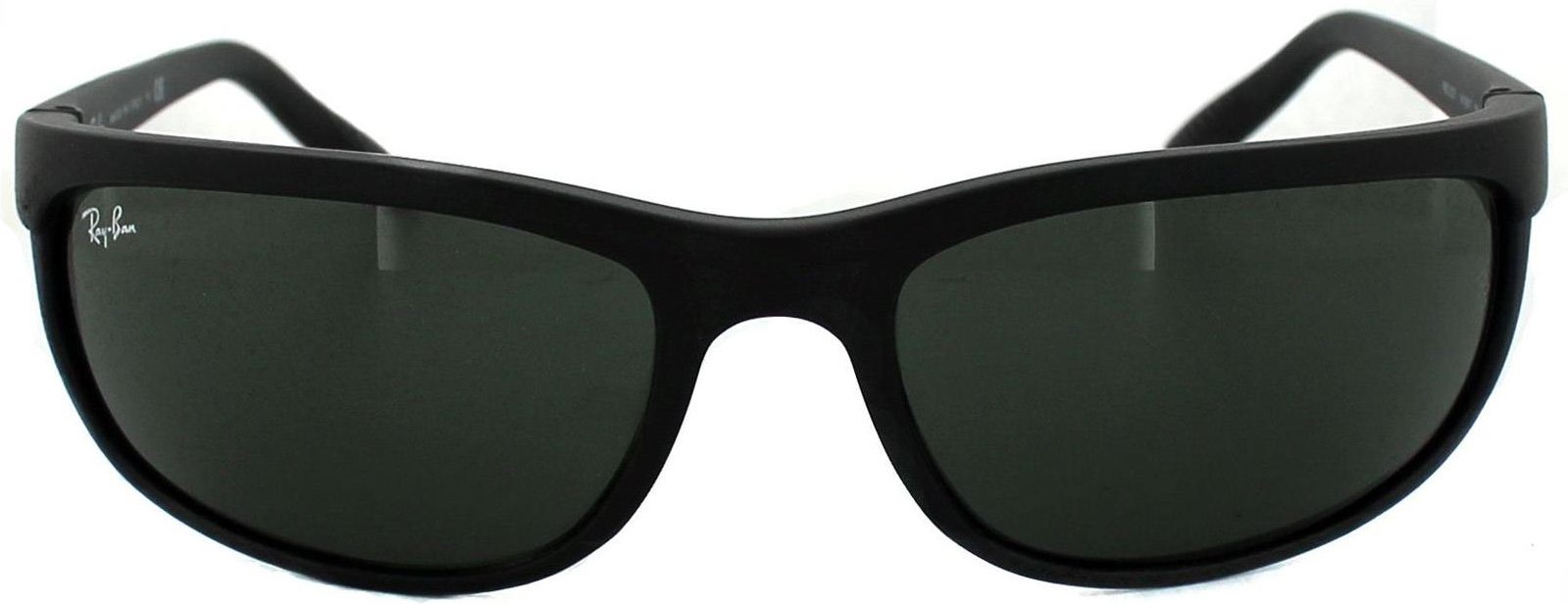 Ray-Ban Wrap Herren Schwarz Matt Schwarz Grün Sonnenbrille