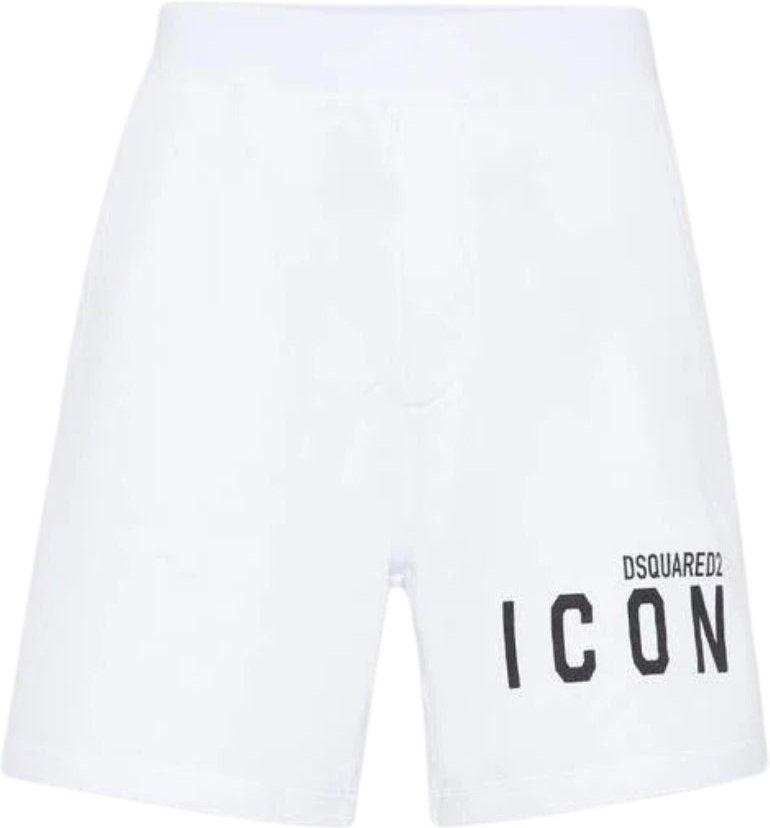 Dsquared2 Icon Logo Relaxed White Shorts