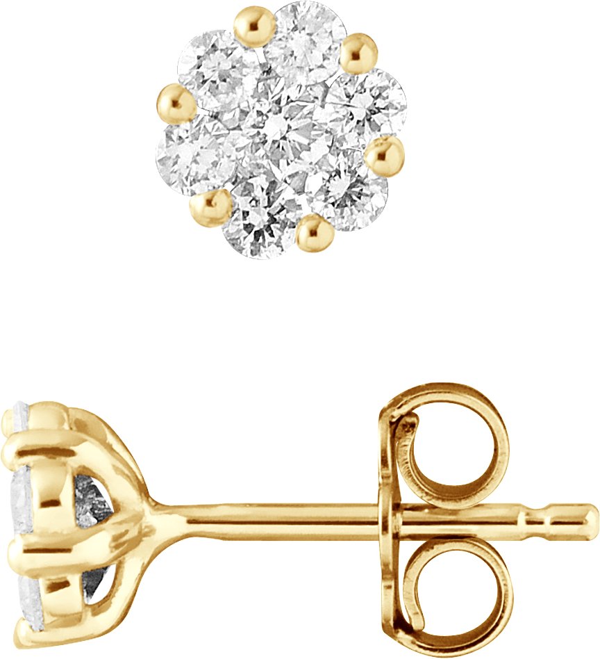 DIADEMA - Ohrringe - Prestige Jewelery - Diamanten - Gelbgold