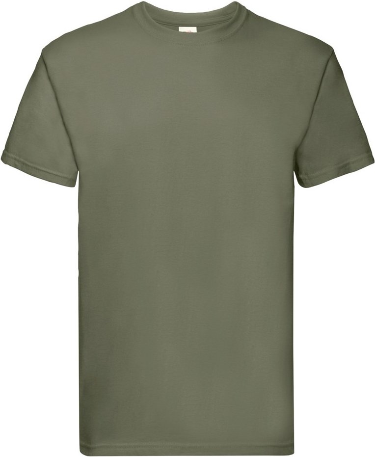 Fruit of the Loom - "Super Premium" T-Shirt für Herren (Klassisch Olivgrün)
