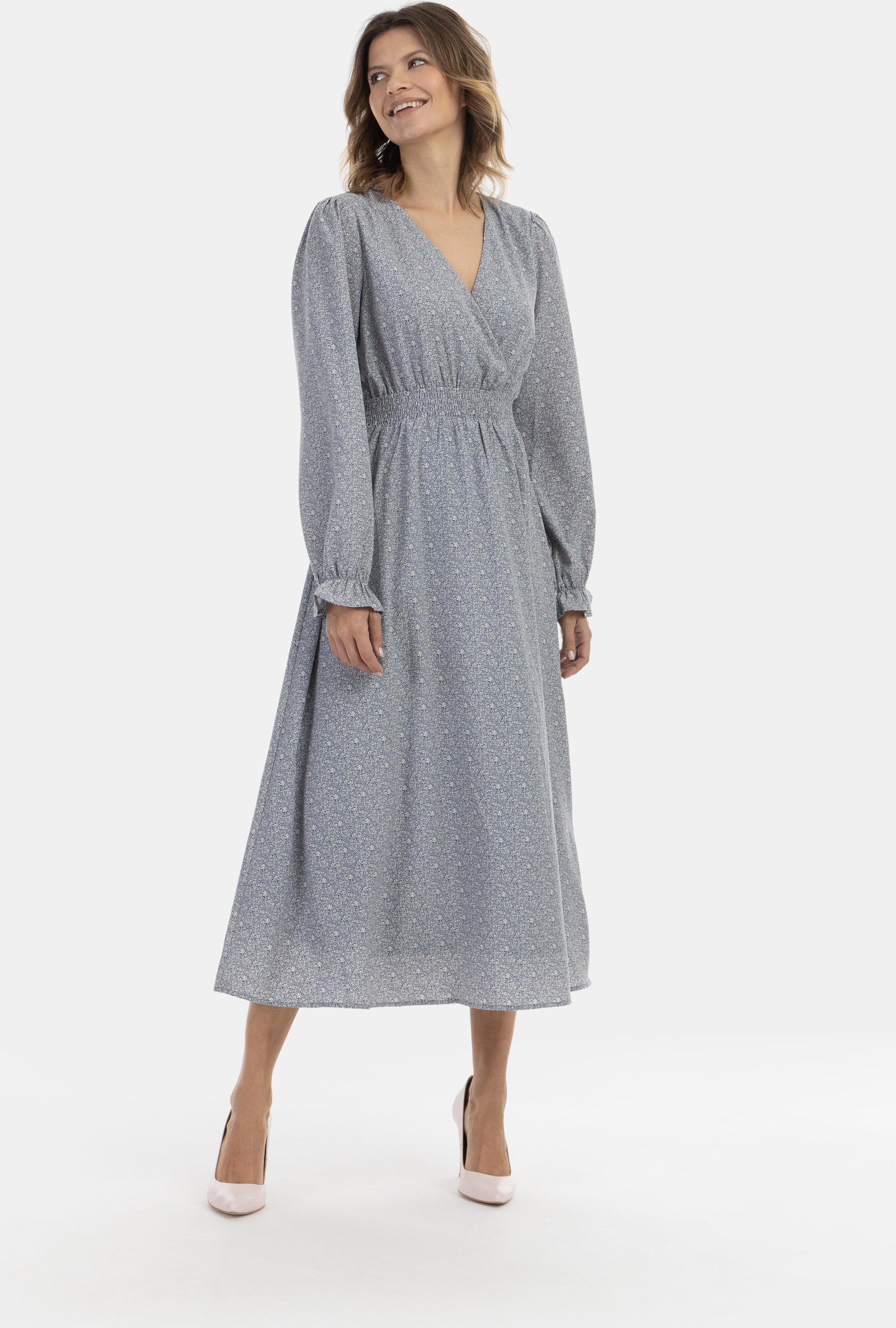 usha robe maxi avec imprimé allover nowles
