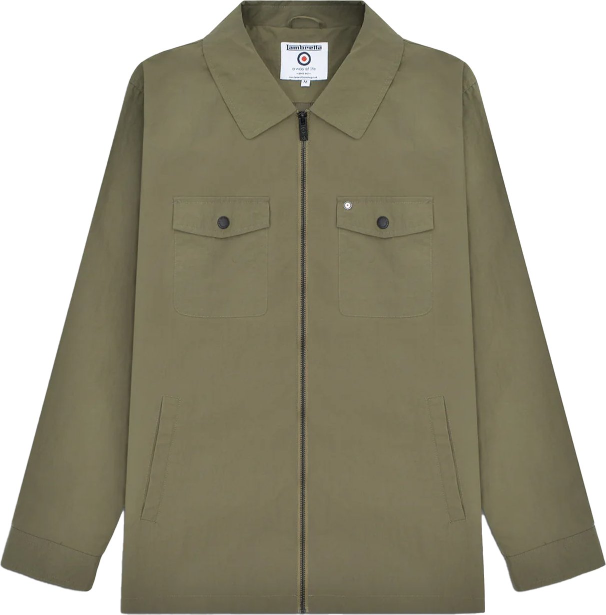 Thumbnail - Lambretta - "Kalmar" Jacke für Herren (Khakigrün)