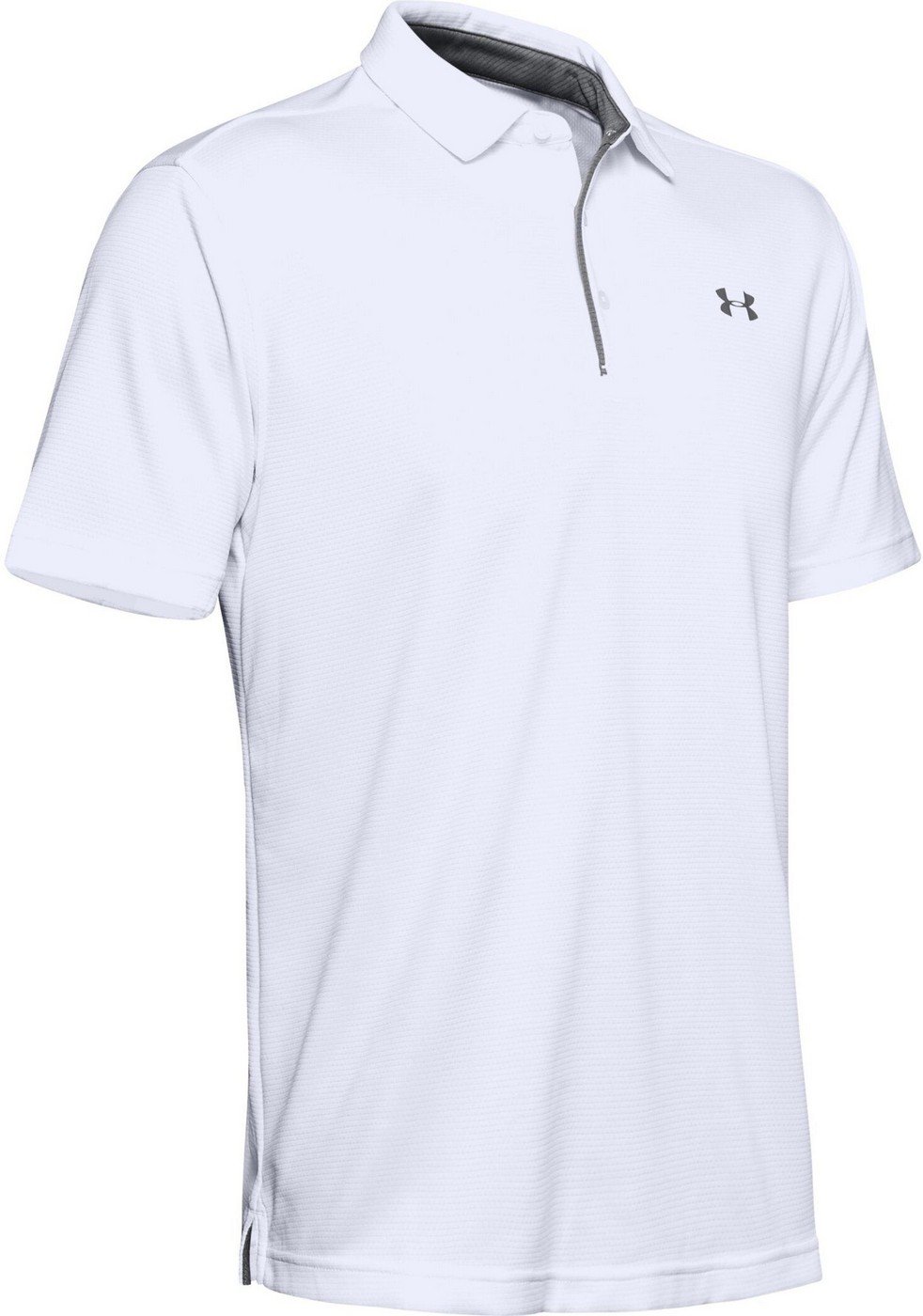 Under Armour - "Tech" Poloshirt für Herren (Weiß/Graphit)