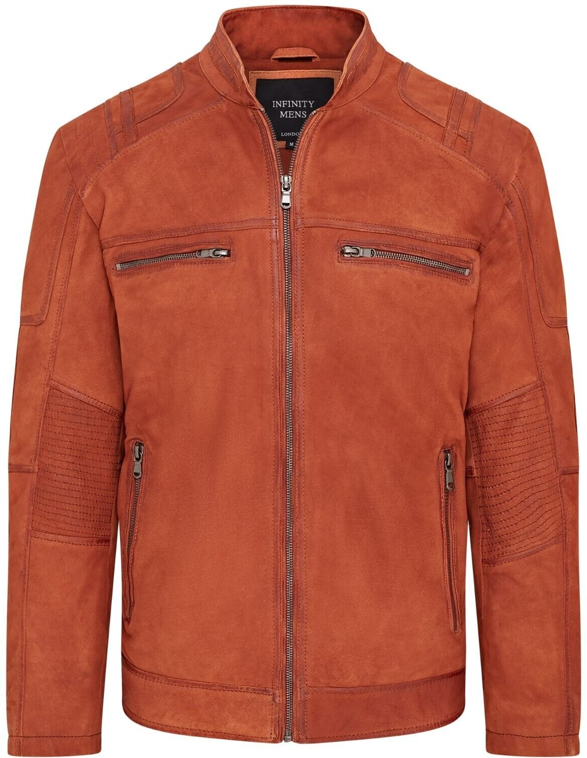 Cafe Racer Bikerjacke aus B�ffelleder f�r Herren - Jinan