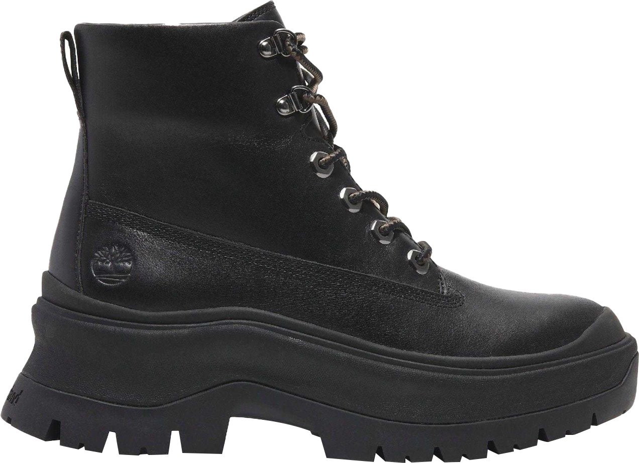 Timberland - "Roxie Lane" Halbhohe Stiefel für Damen, Vollnarbenleder (Schwarz)