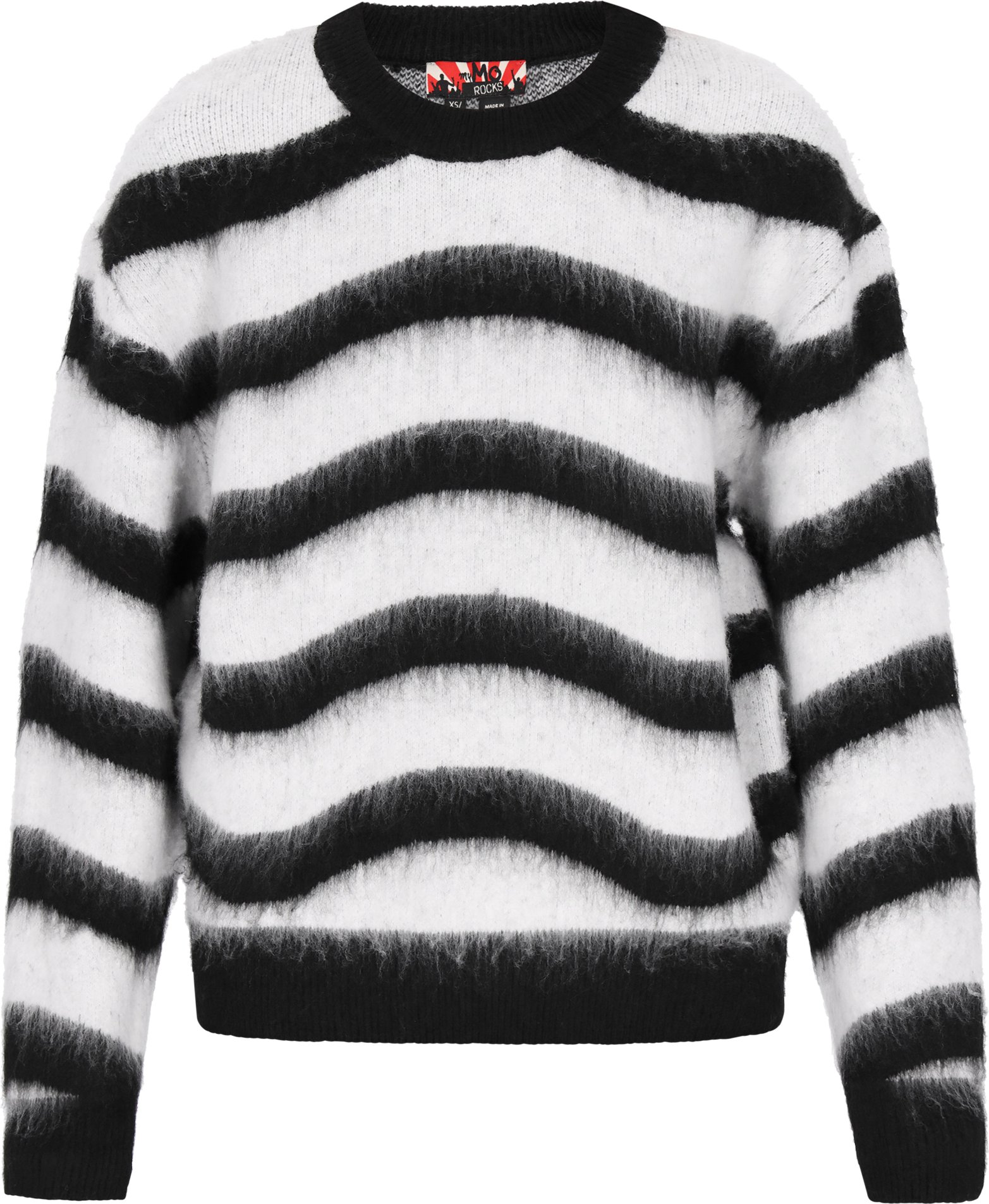 Mymo Pullover Frauen schwarz-weiß