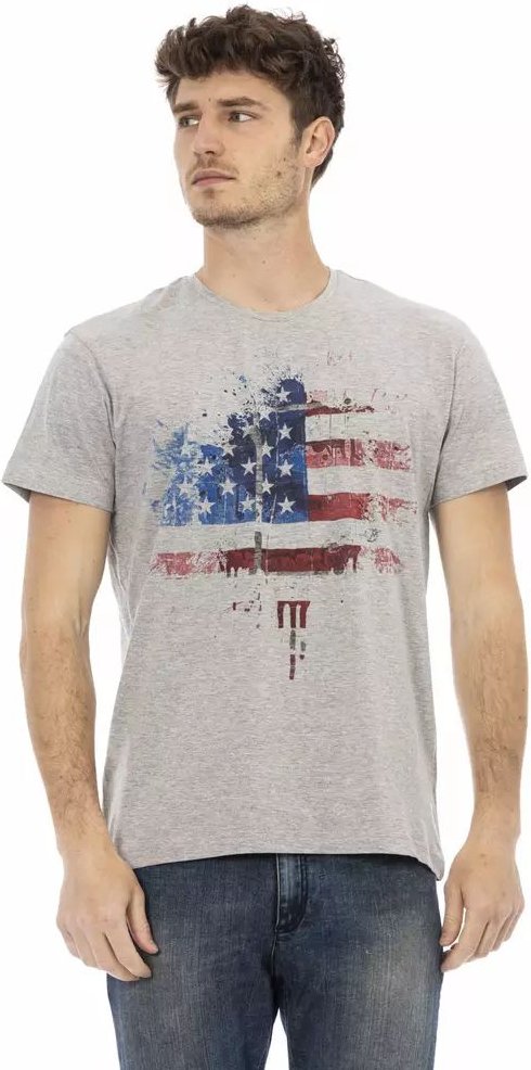 Lässiges T-Shirt mit amerikanischer Flagge