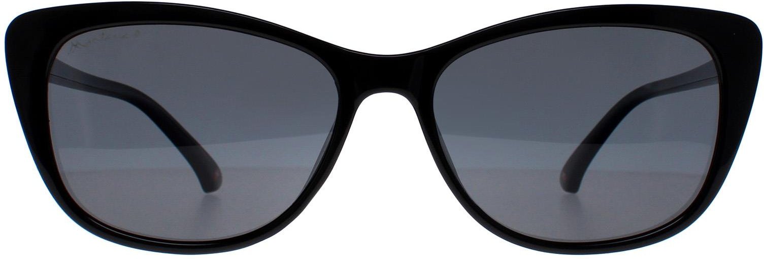 Montana Cat Eye Womens Schwarz Grau Polarisiert MP42