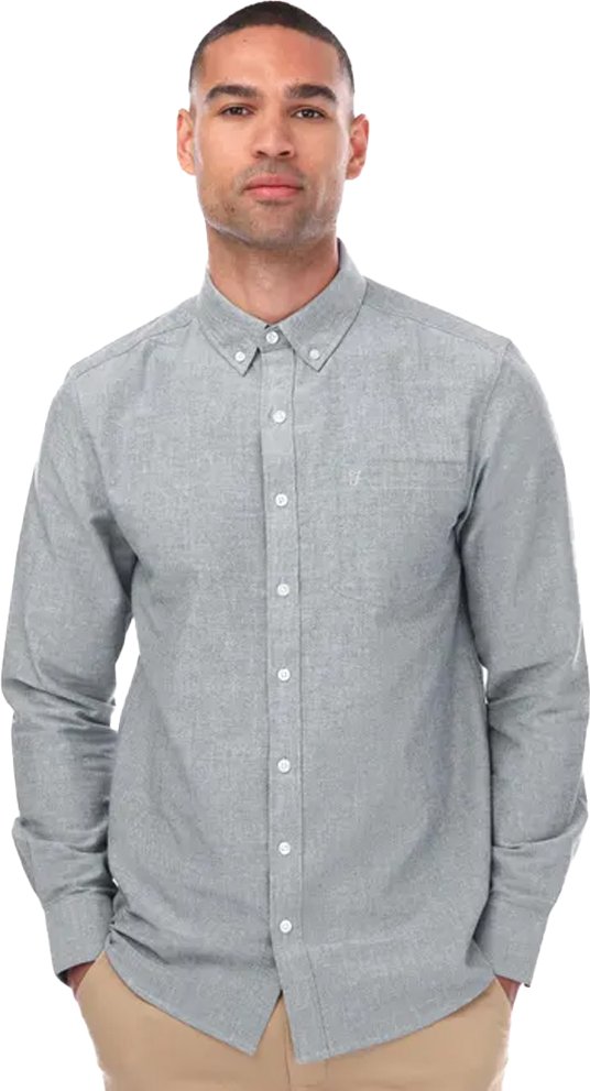 Farah - "Drayton" Hemd für Herren Langärmlig (Grau)