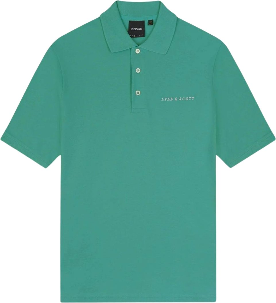 Lyle & Scott Poloshirt mit schlichtem, besticktem Logo in Wilton-Grun